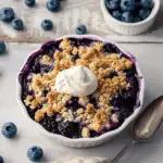 Low-Calorie Blueberry Crumble Recipe