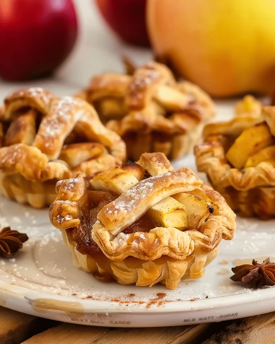 Mini Apple Pie Bites with Puff Pastry