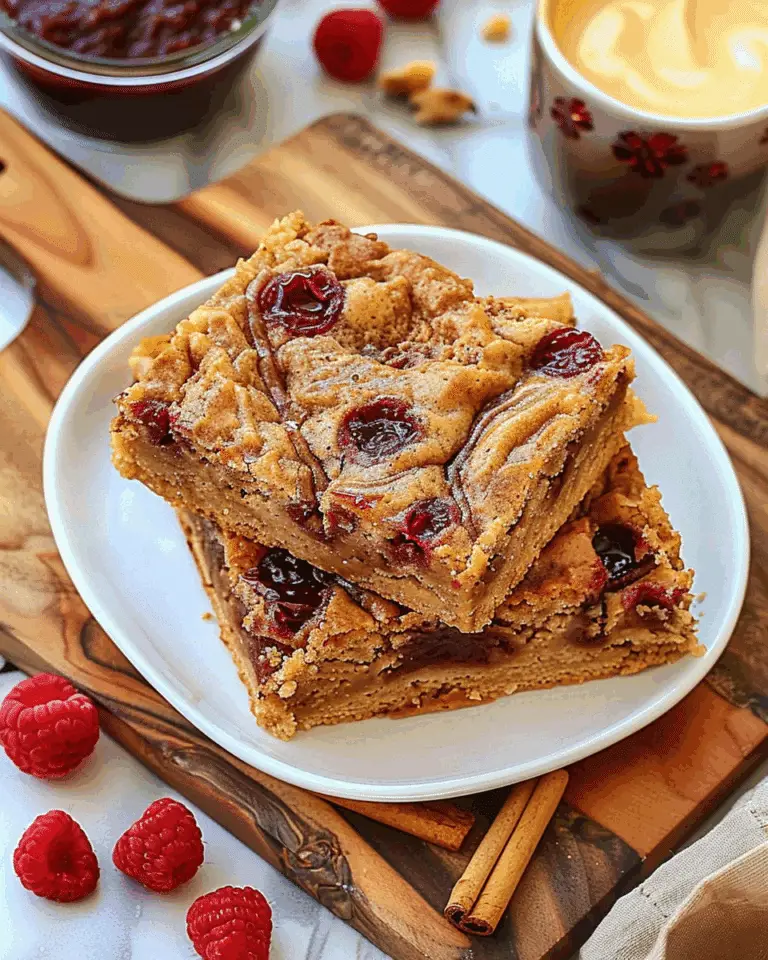 PB&J Blondies
