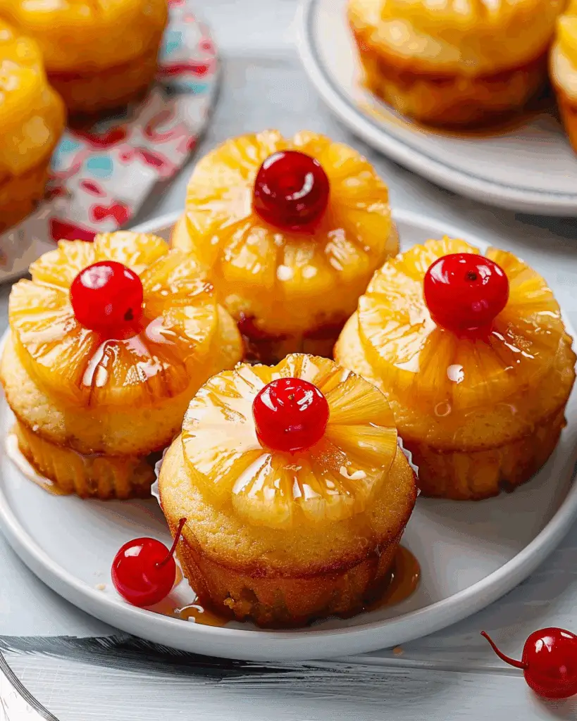 Pineapple Upside Down Cupcakes