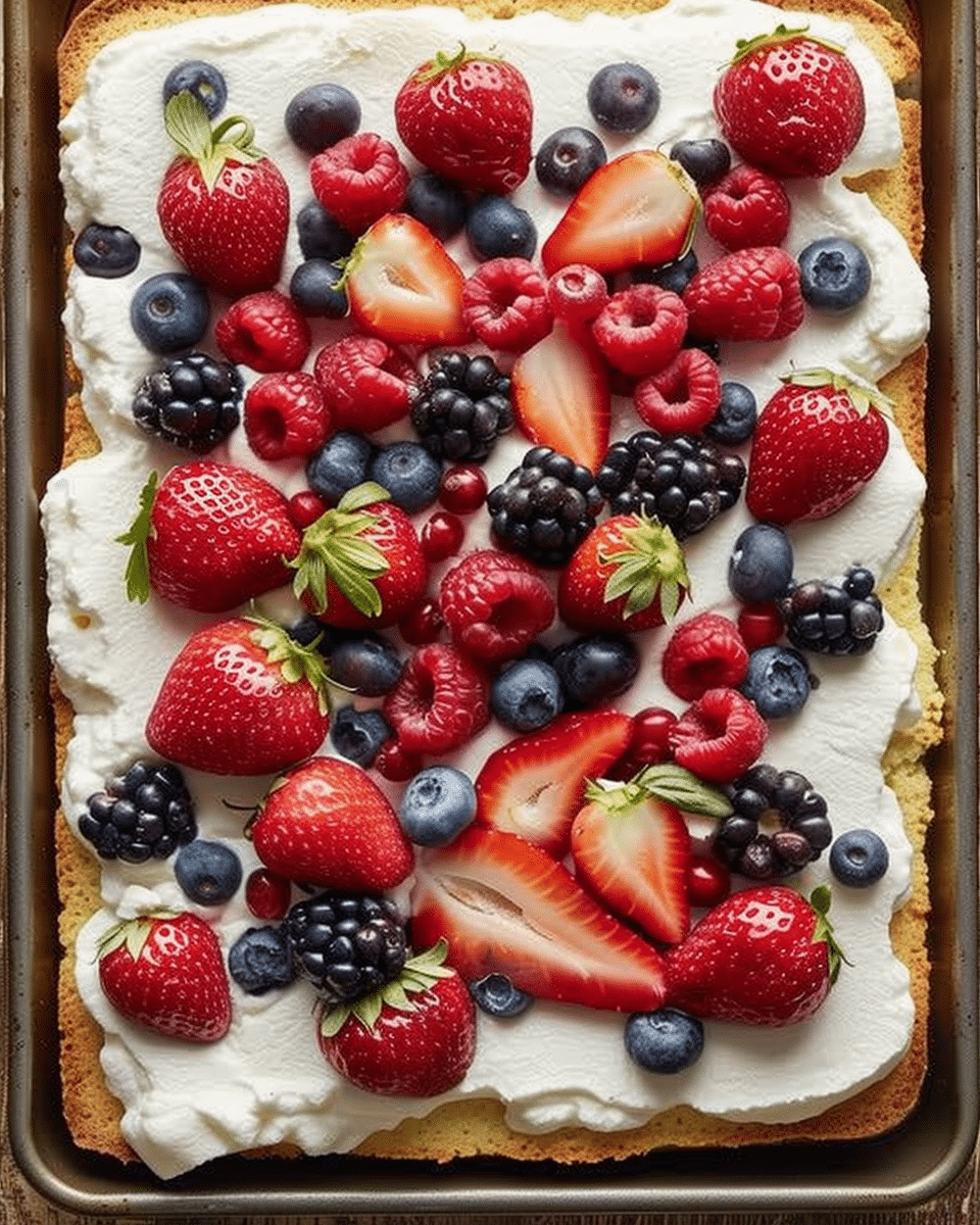 Berry Sheet Pan Shortcake