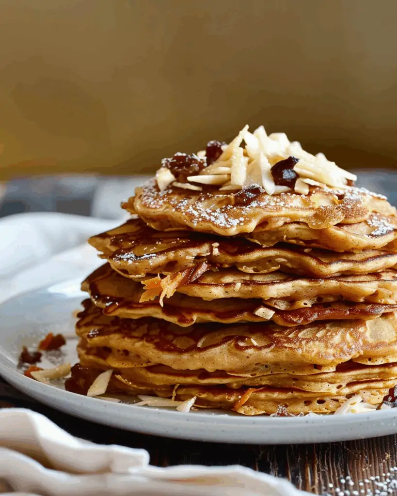 Easy Apple Carrot Pancakes