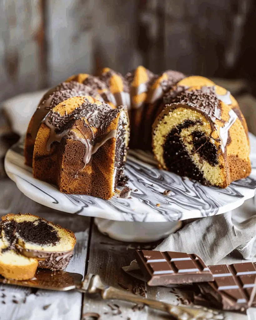 Marble Chocolate Bundt Cake