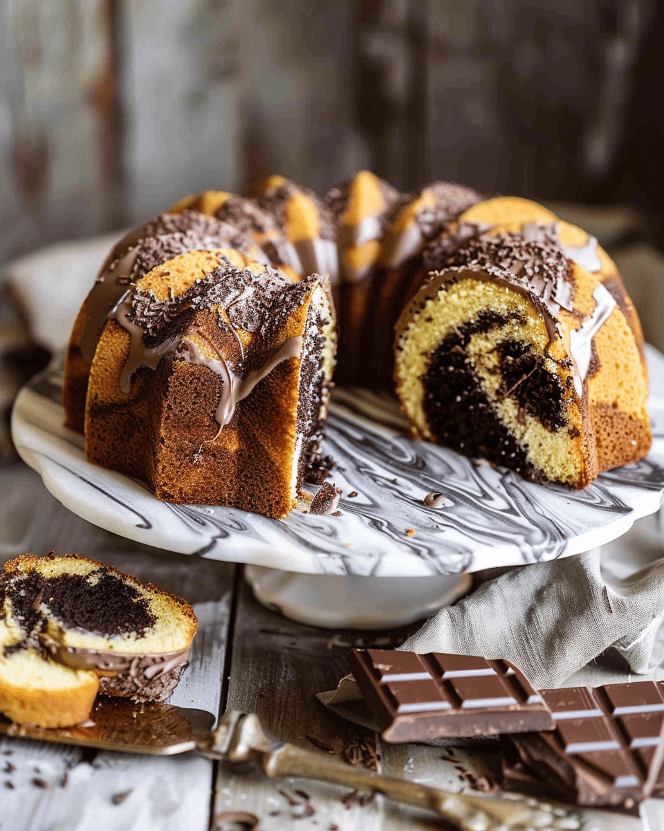 Marble Chocolate Bundt Cake