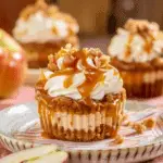 Mini Caramel Apple Cheesecakes
