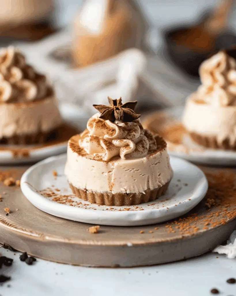 Mini Chai Cheesecakes