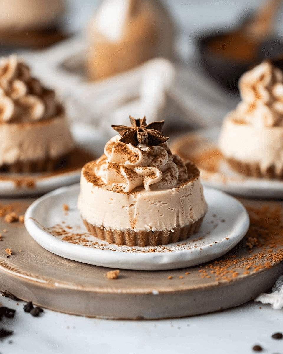 Mini Chai Cheesecakes