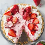 No-Bake Strawberry and Cream Pie