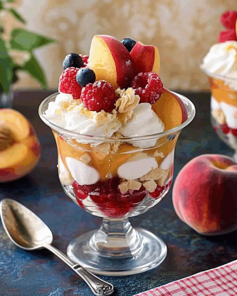 Peach Melba Parfaits