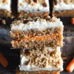 Vegan Carrot Cake Bars Recipe