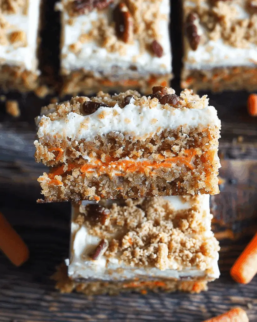 Vegan Carrot Cake Bars Recipe
