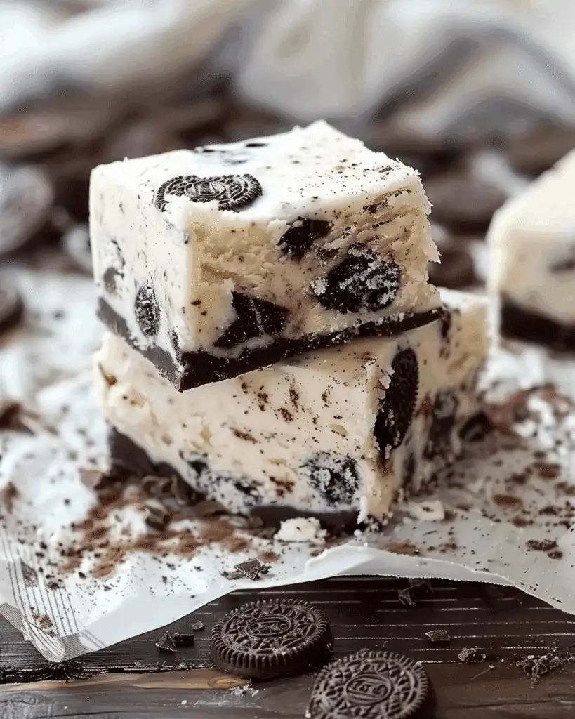 White Chocolate Oreo Fudge