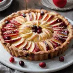 Apple Frangipane Tart with Cranberries, Orange, and Cardamom