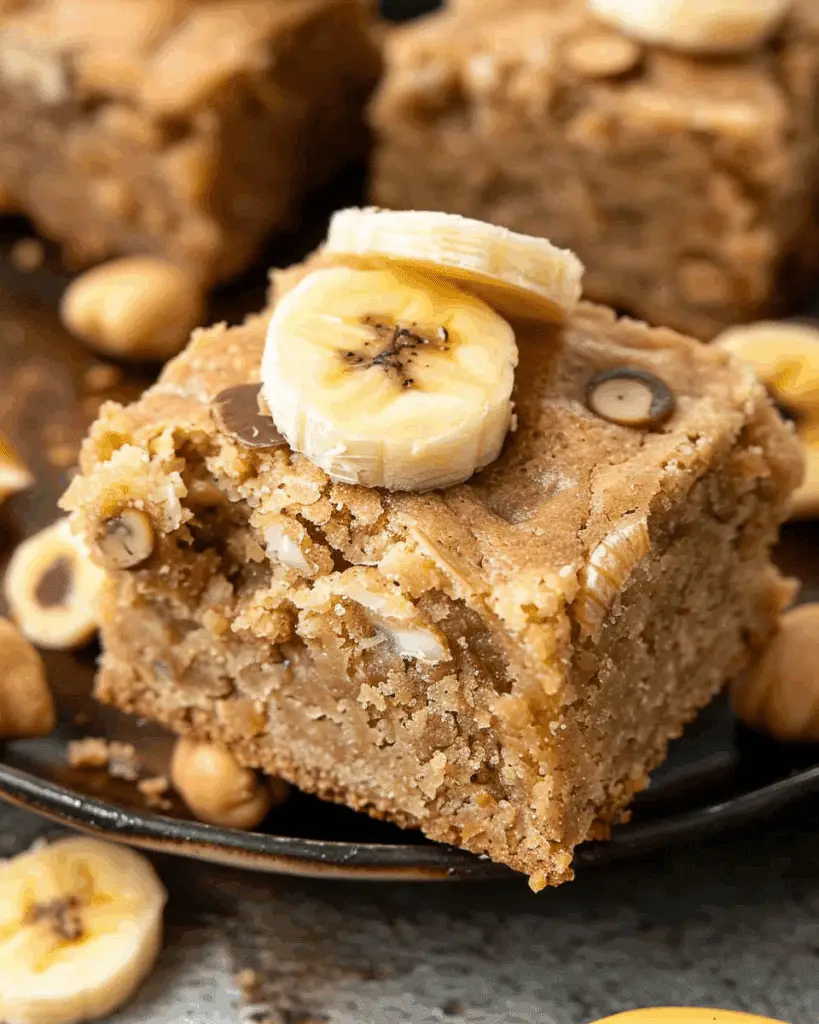 Banana Blondies