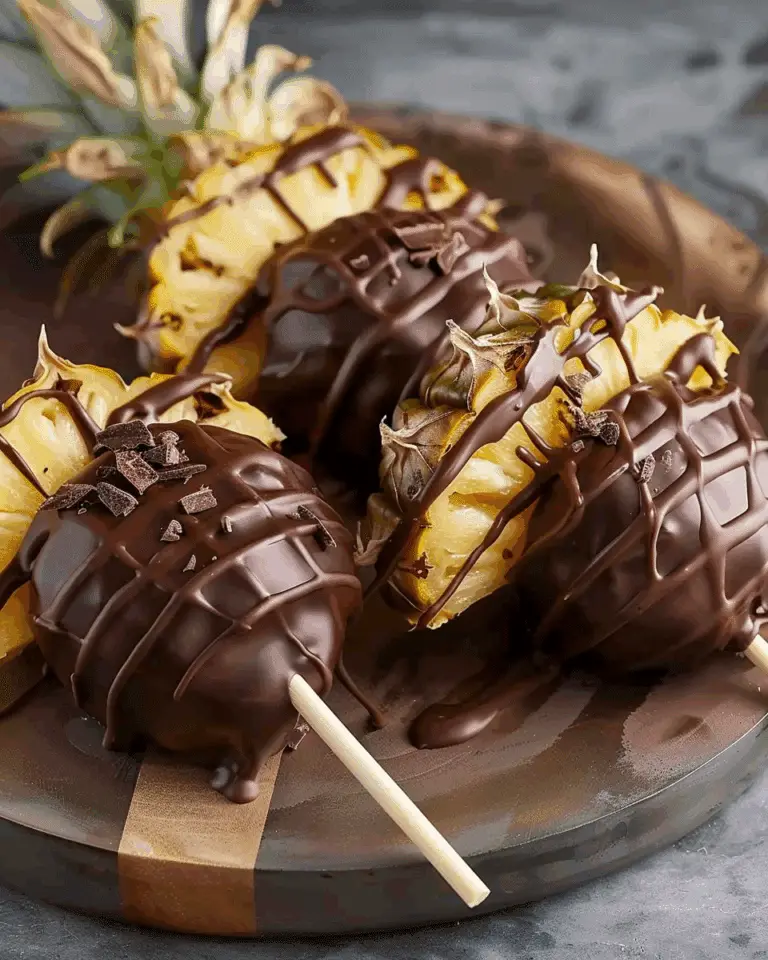 Chocolate Covered Pineapple