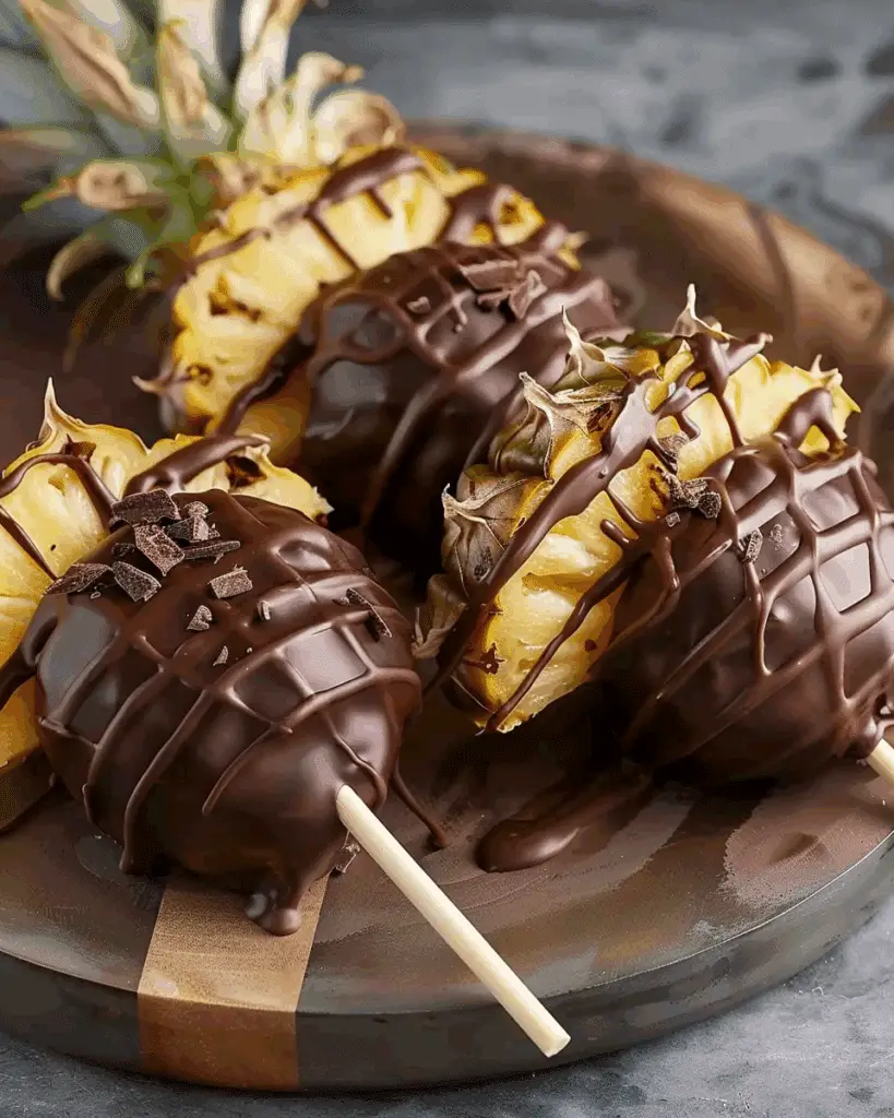 Chocolate Covered Pineapple