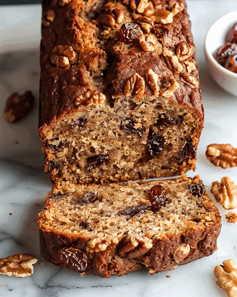 Date Nut Banana Bread Recipe