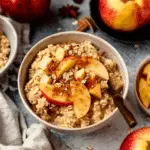 Warm Apple Cinnamon Oatmeal