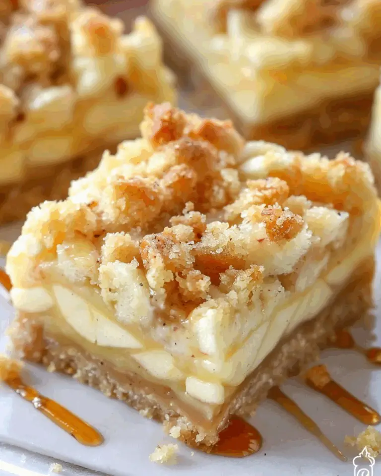 Apple Cheesecake Bars
