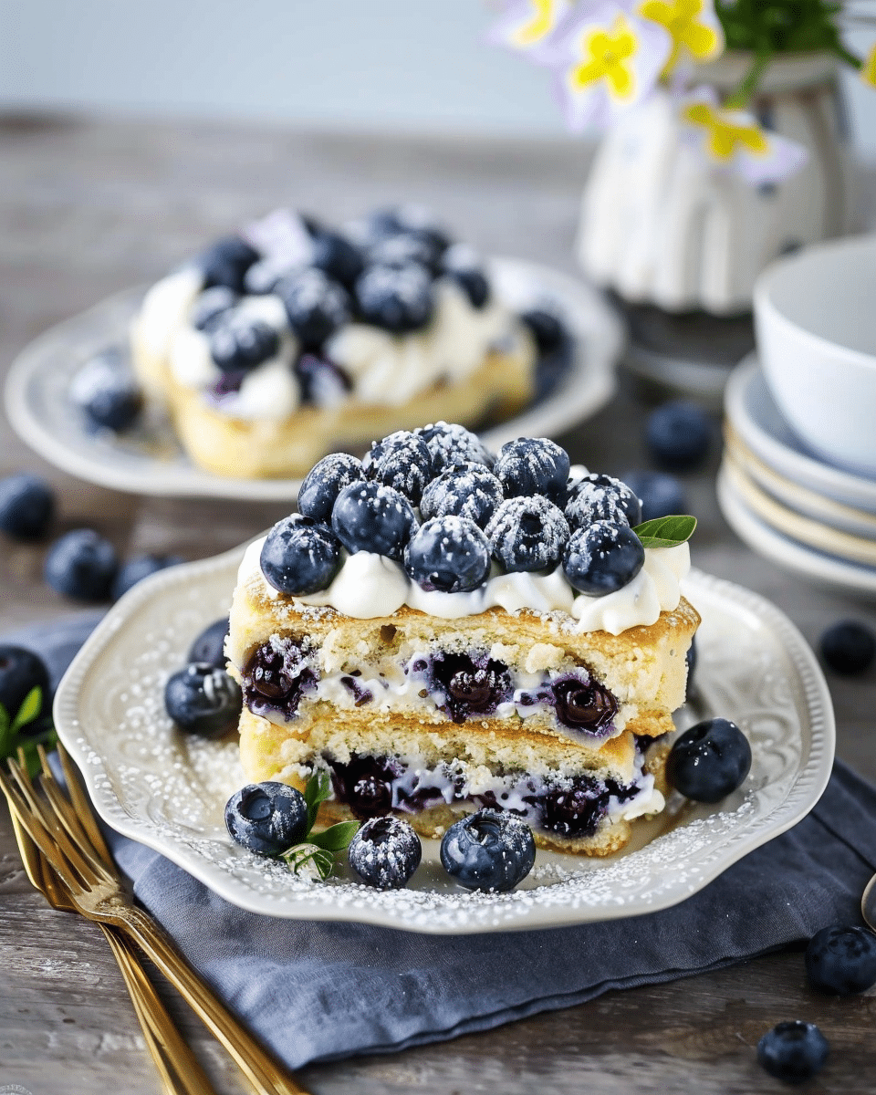 Blueberry Shortcakes