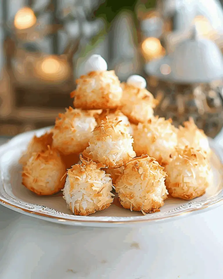 Bunny Tail Coconut Macaroons