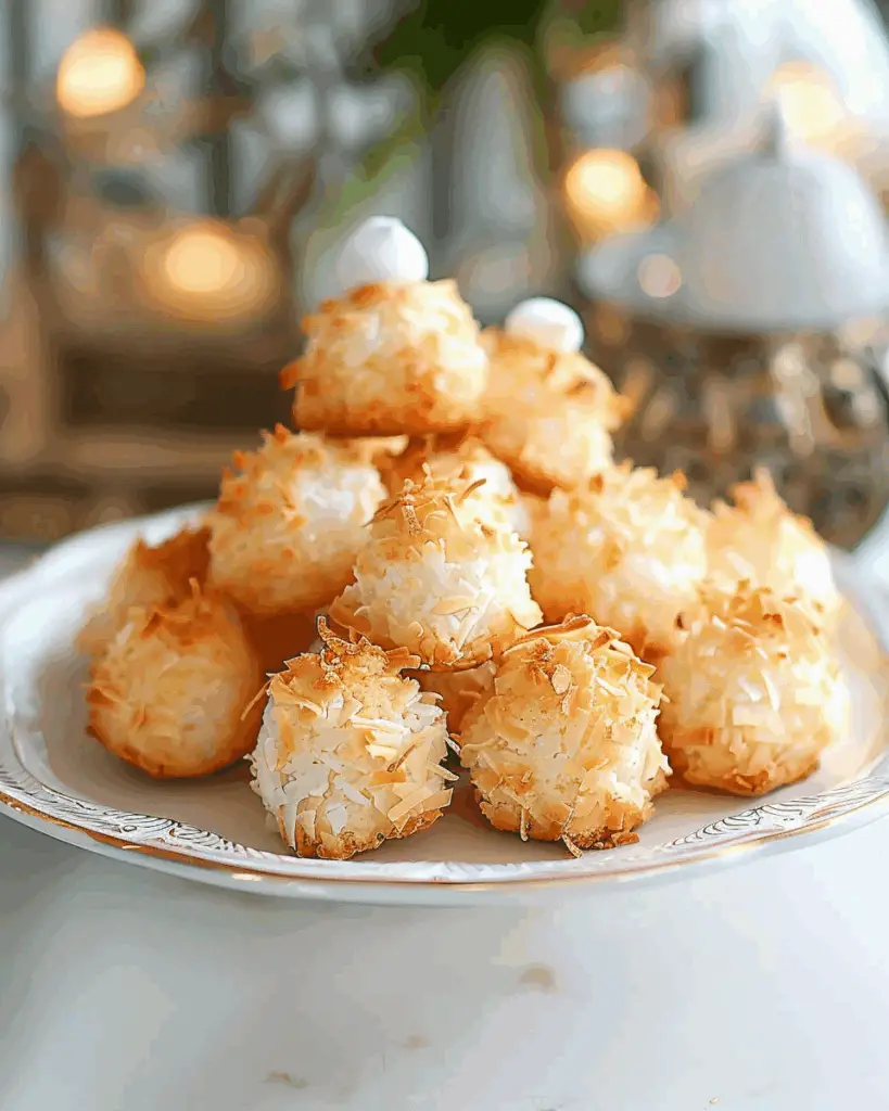 Bunny Tail Coconut Macaroons