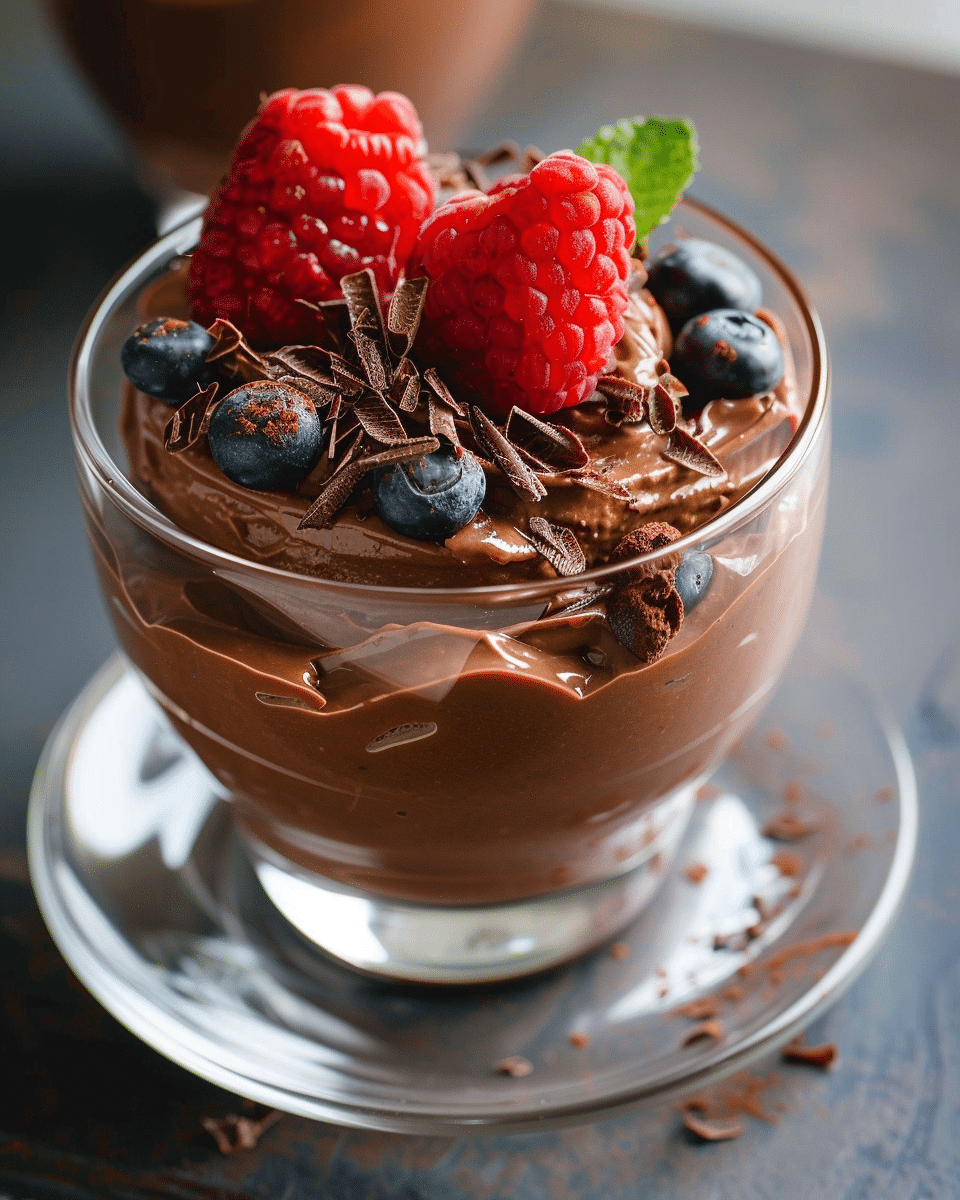 Easy Chocolate Avocado Mousse