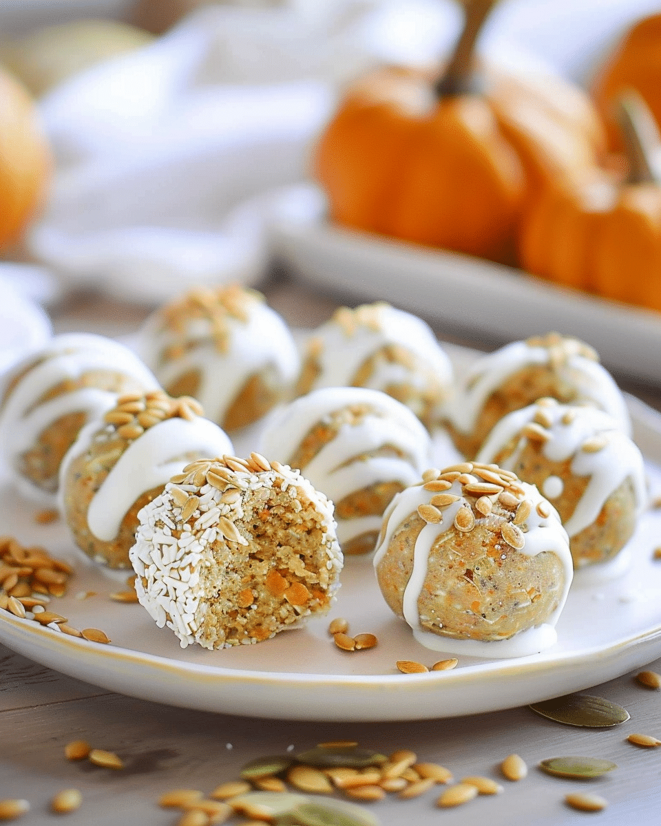 No Bake Pumpkin Balls