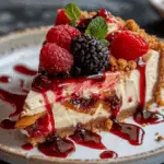 Peanut Butter & Jam Cheesecake