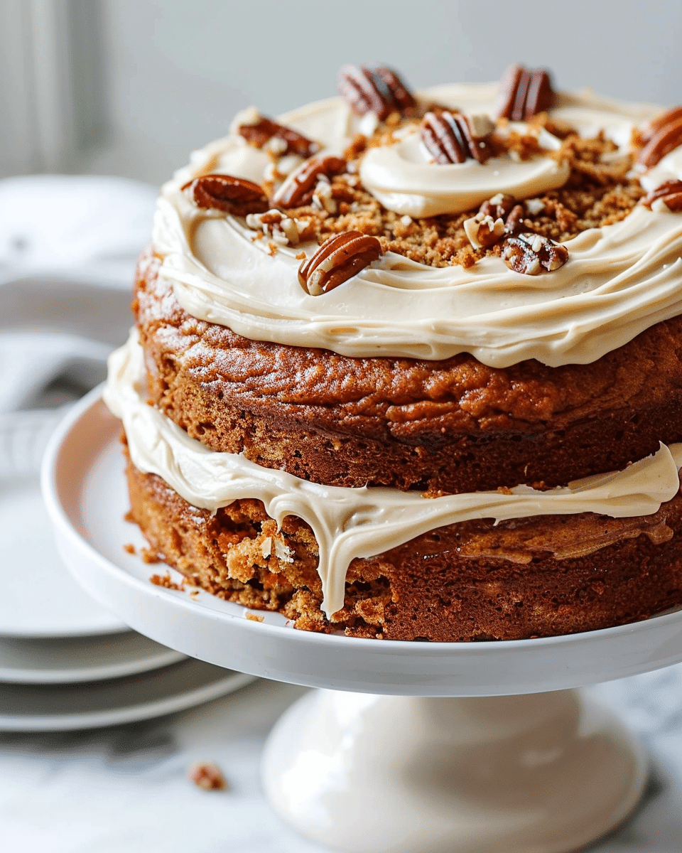Carrot Cake withMaple Frosting