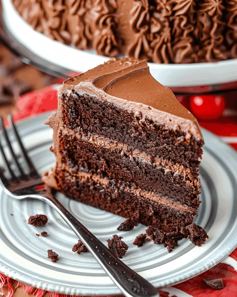 Chocolate Mayonnaise Cake