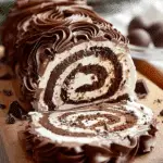 Chocolate Swiss Roll Cake