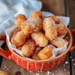 Crispy Eggless Churro Bites
