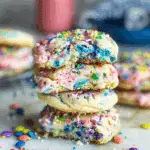 Funfetti Cheesecake Stuffed Cookies