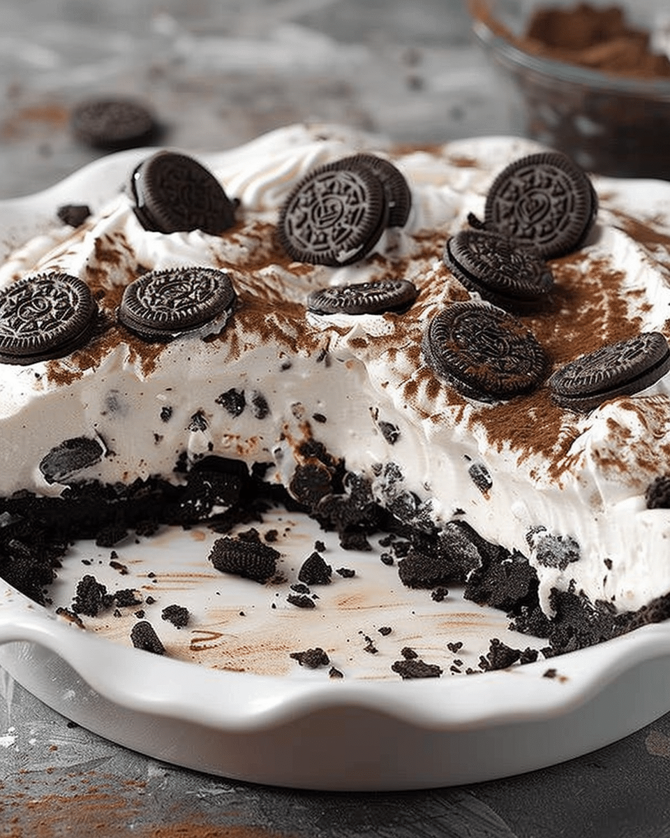 No-Bake Oreo Pie