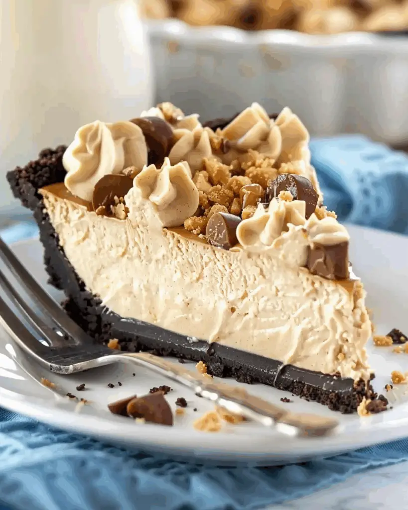 No Bake Peanut Butter Pie