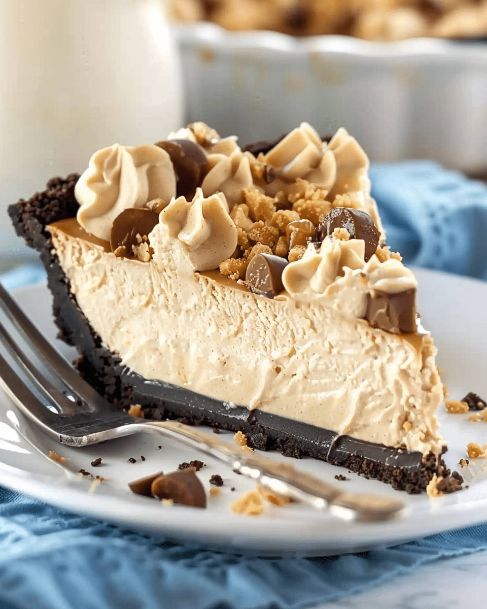 No Bake Peanut Butter Pie