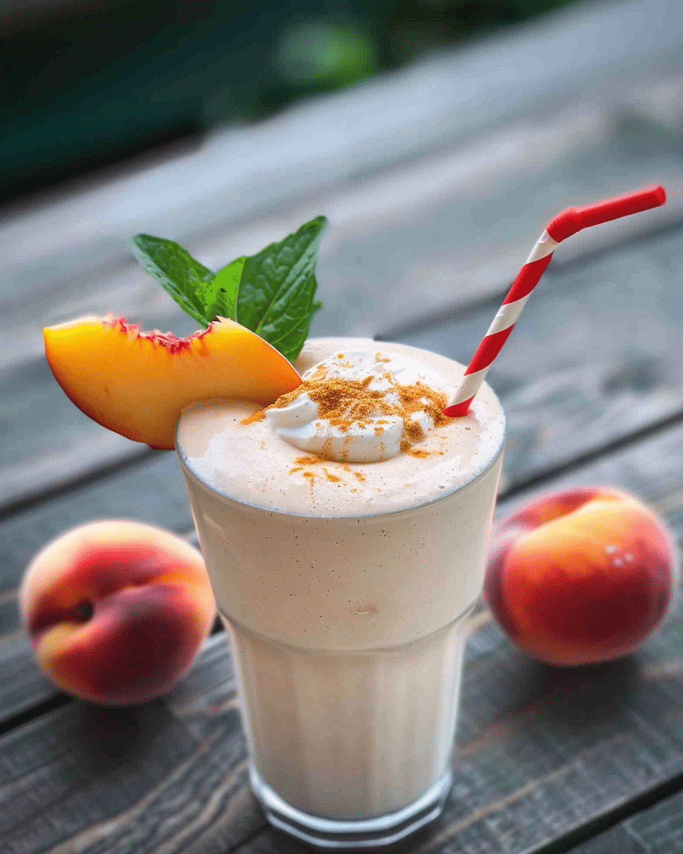 Peach Protein Shake