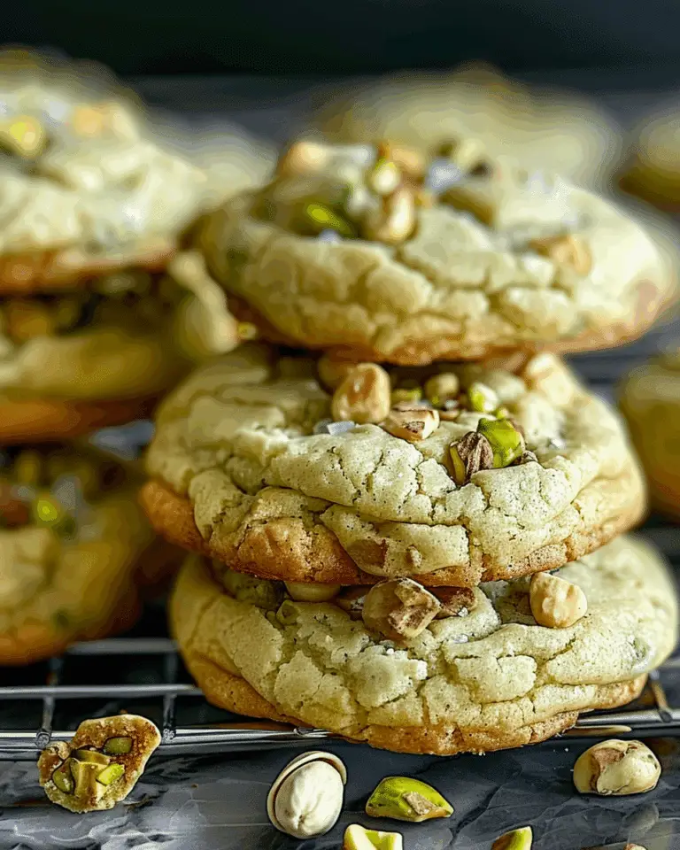 Pistachio Wedding Cookies