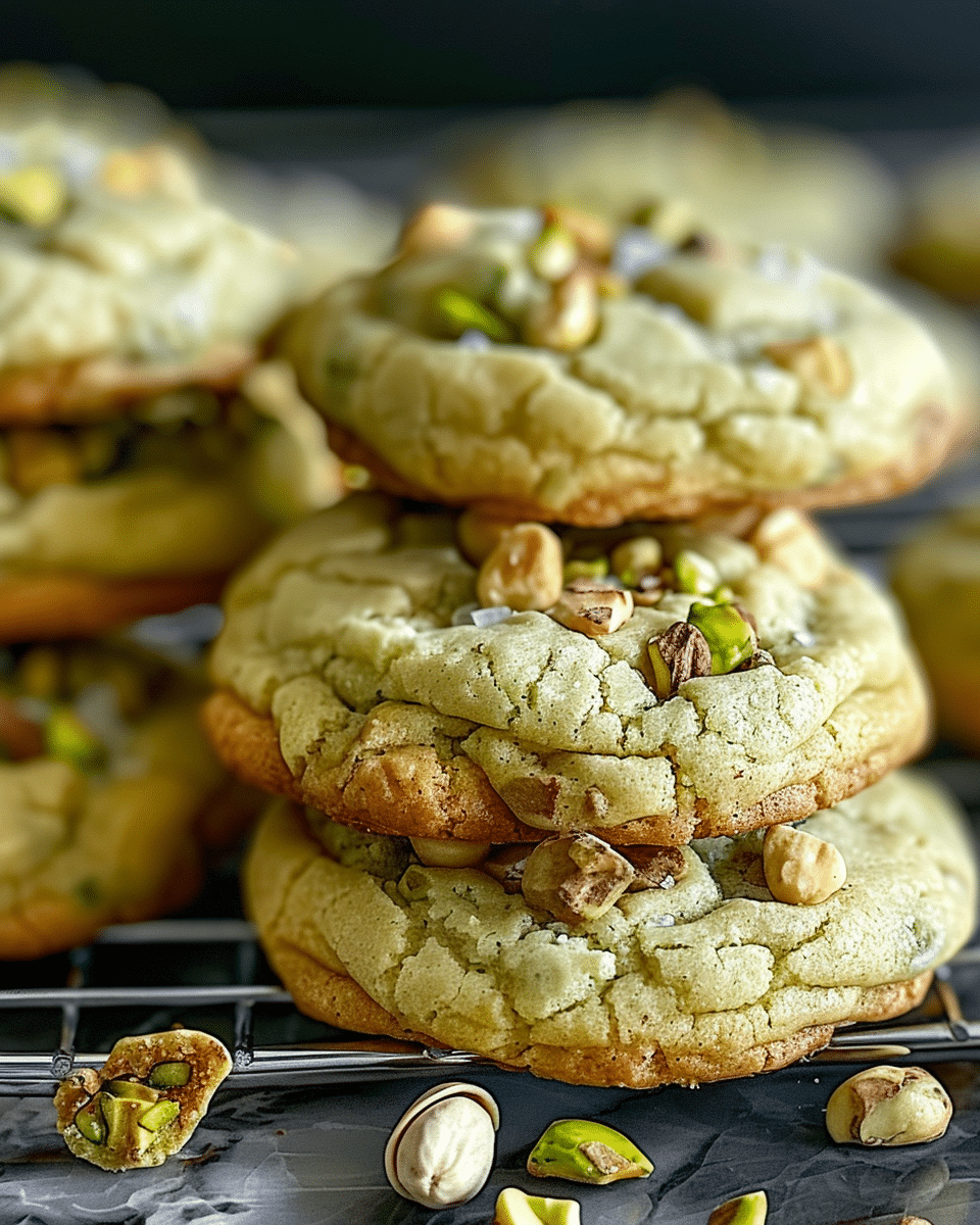 Pistachio Wedding Cookies
