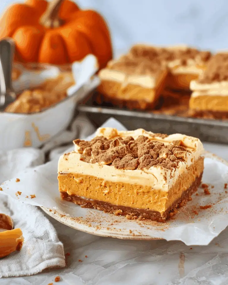 Pumpkin Cheesecake Bars