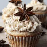 Star Anise Pear Protein Cupcakes