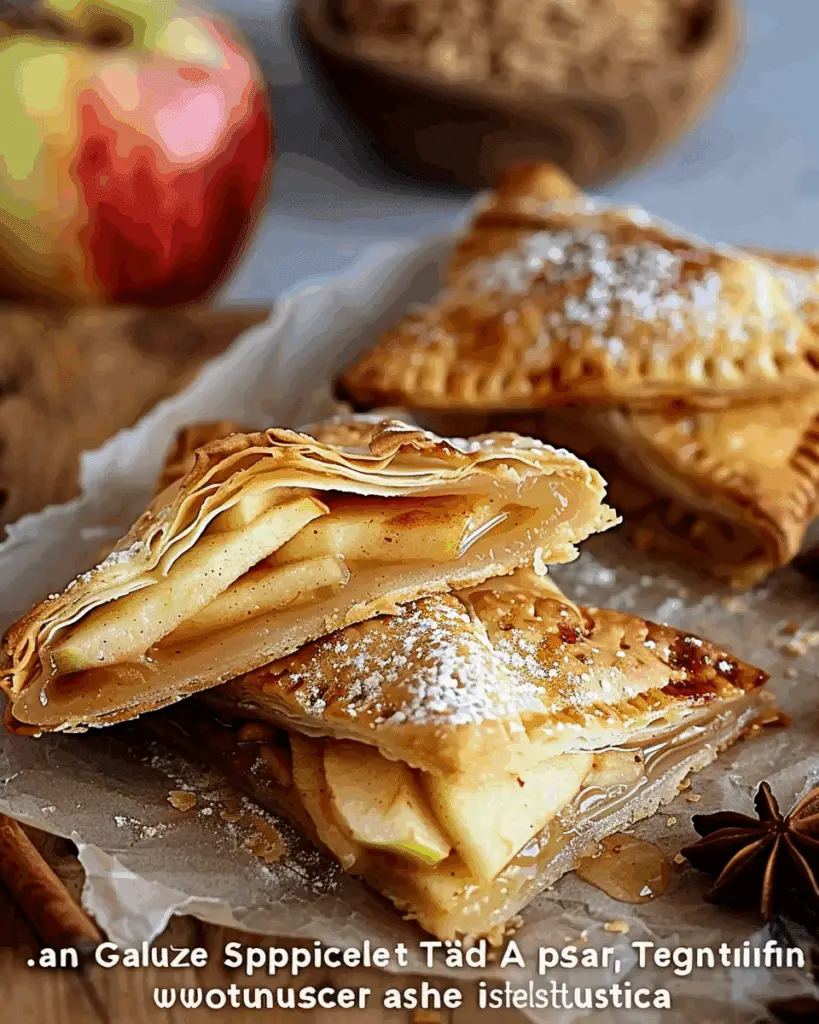 Sweet and Spicy Apple Parcels