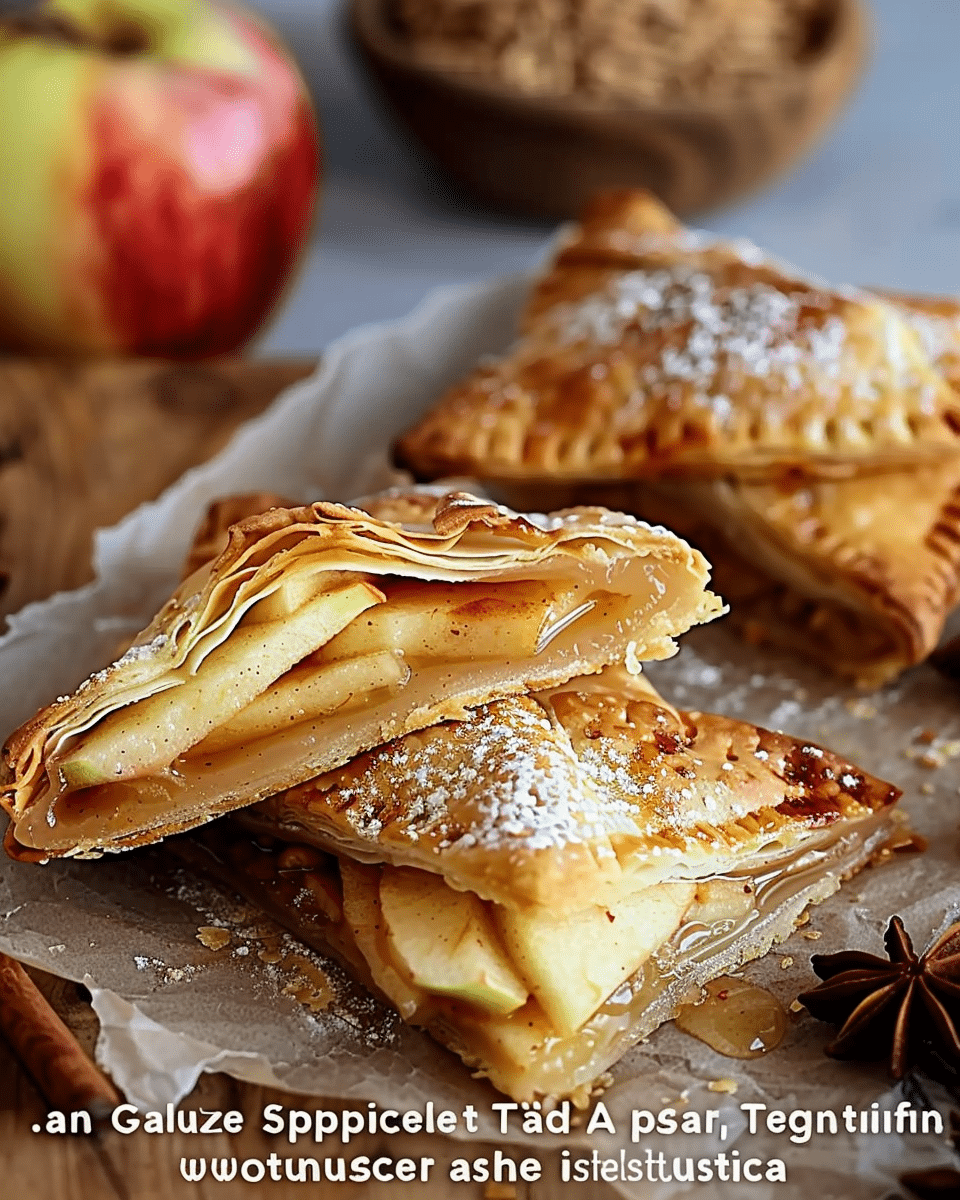 Sweet and Spicy Apple Parcels