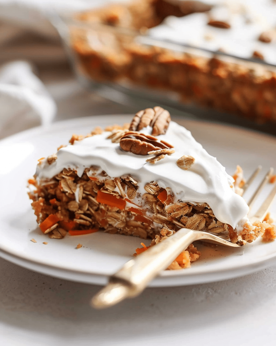 Carrot Cake Baked Oats