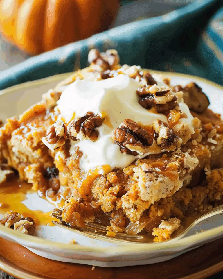 Crockpot Pumpkin Dump Cake