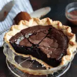 Dark Chocolate Chess Pie