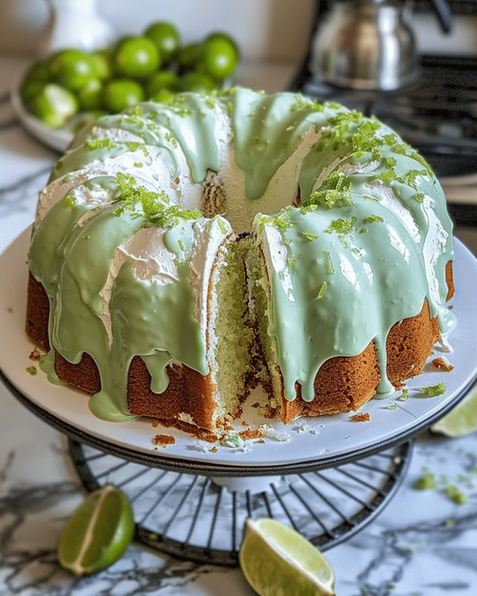 Key Lime Cream Cheese Pound Cake