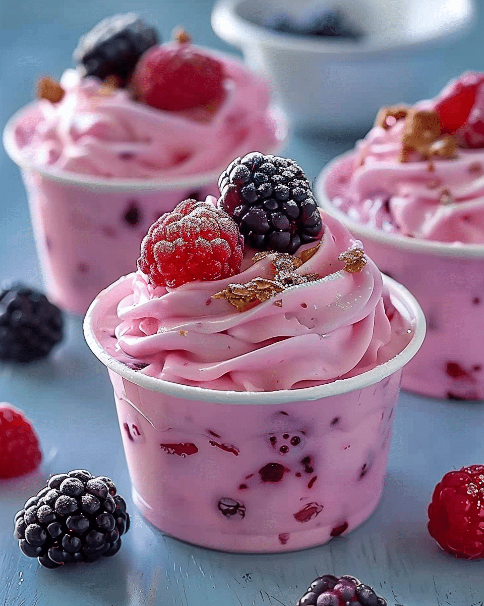 Mixed Berry Yogurt Cups