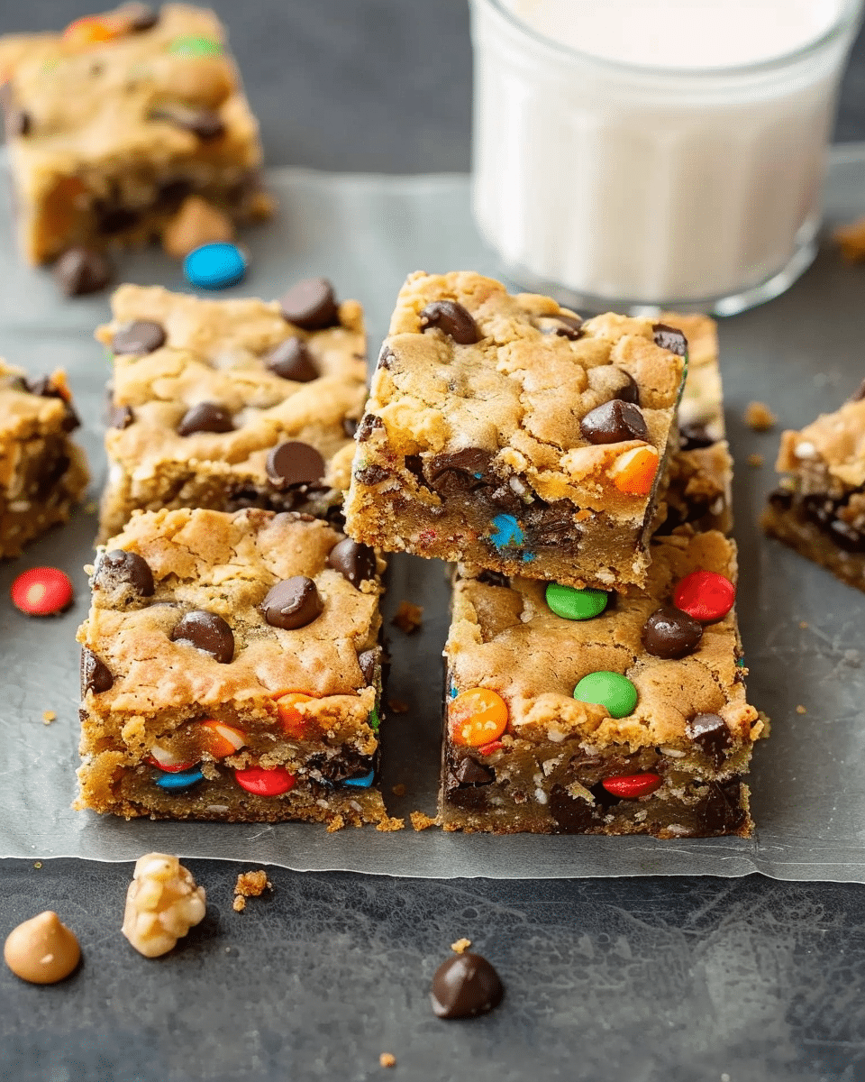 Monster Cookie Bars